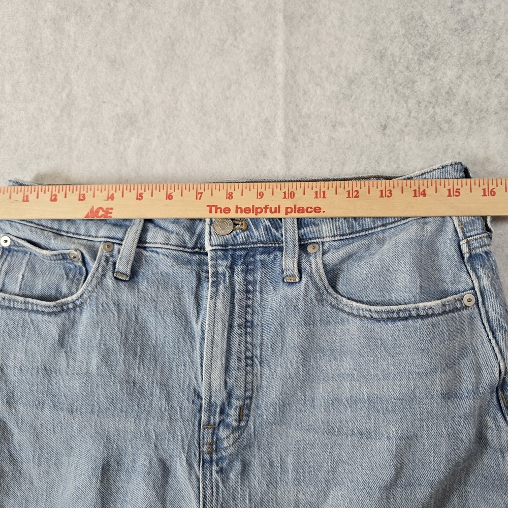 Madewell The Curvy Perfect Vintage Jean Size 29 Light Wash High Rise Mom Denim - Picture 5 of 9